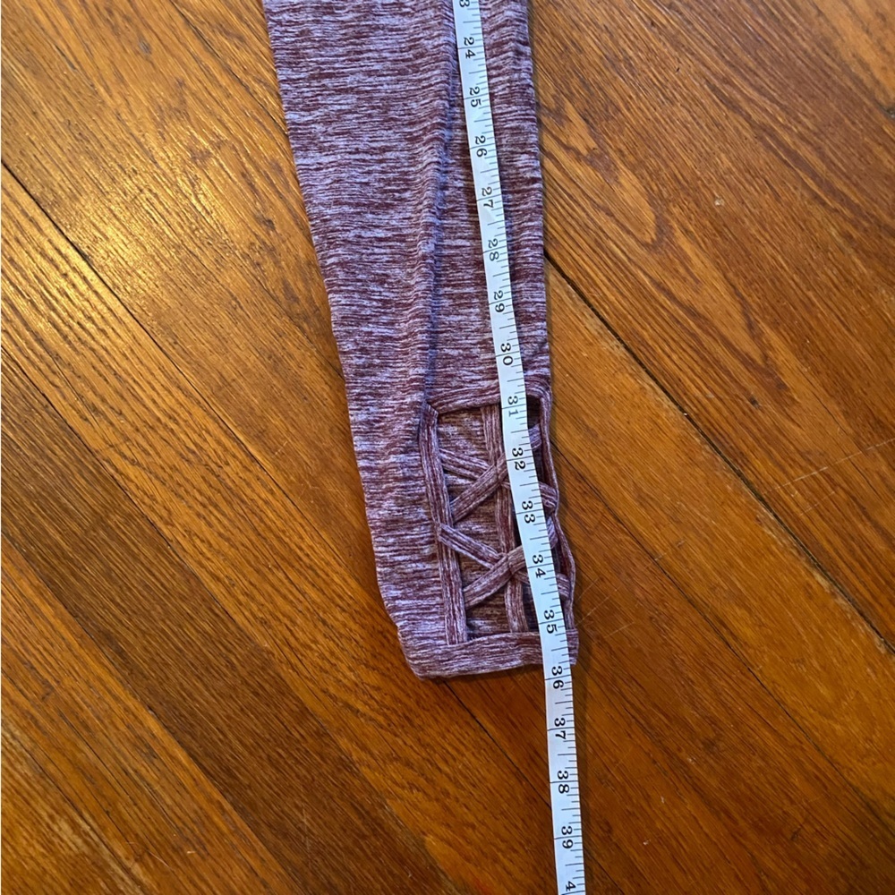 No Boundaries Light Maroon Leggings - Picture 6 of 7